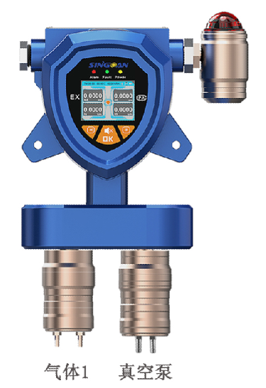 固定一体泵吸式粗苯气体检测仪