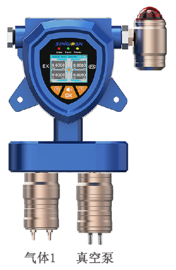 固定一体泵吸式胶醛气体传感器探头 固定一体泵吸式胶醛气体传感器探头